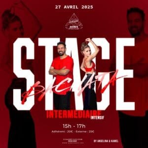 Cours de bachata sensual et bachata moderne dans le 95 à cergy au studio anwa dance
