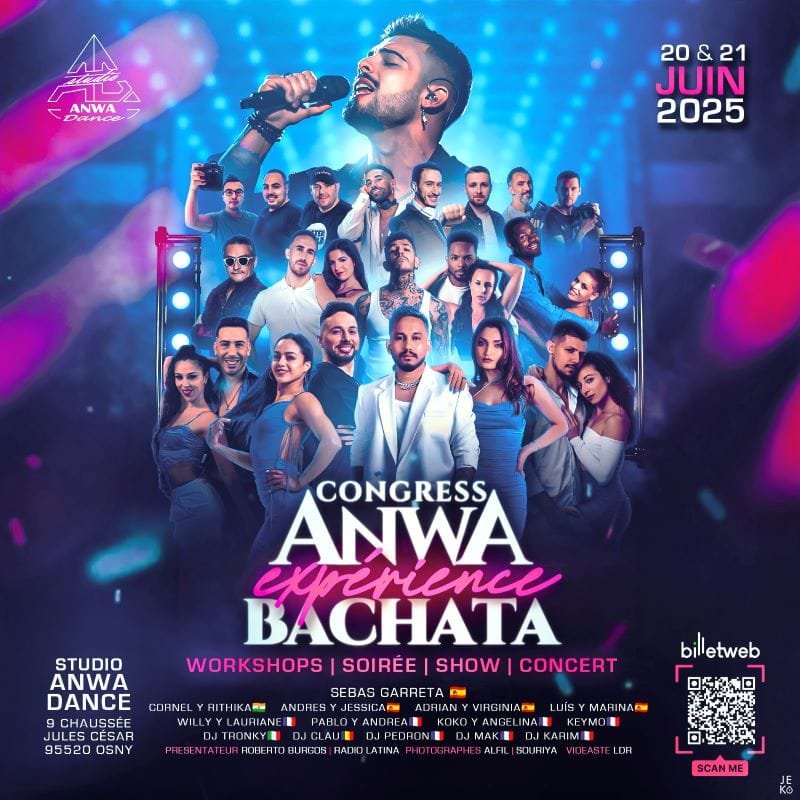 congrès anwadance bachata experience à osny en ile de france