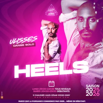 Cours de heels dans le 95 à cergy au studio anwa dance