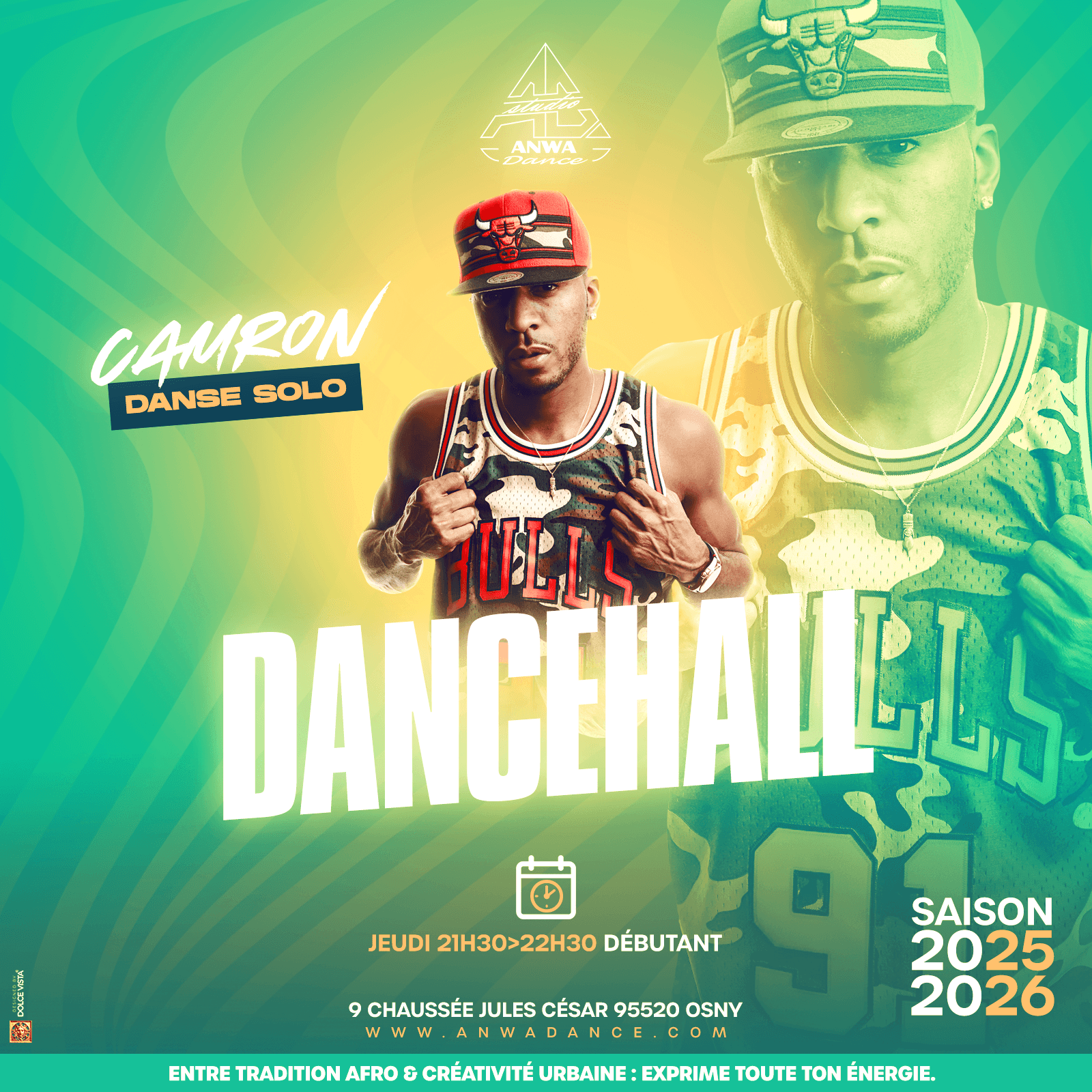 Cours de danse Dancehall, studio Anwadance, Val-D'oise, ile de france