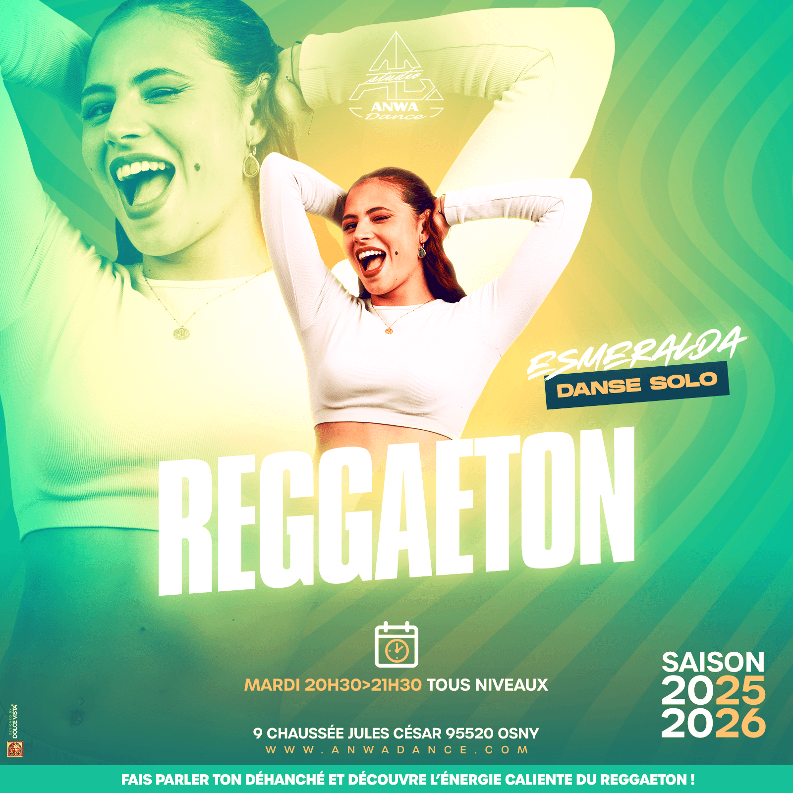 Cours de danse Reggaeton, studio Anwadance, Val-D'oise, ile de france