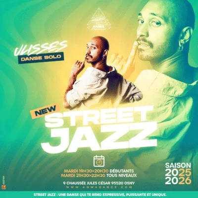 Cours de Street jazz dans le 95 à cergy au studio anwa dance