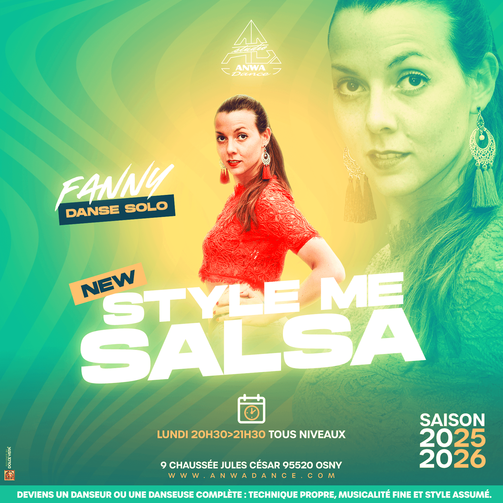 Cours de danse Salsa, studio Anwadance, Val-D'oise, ile de france