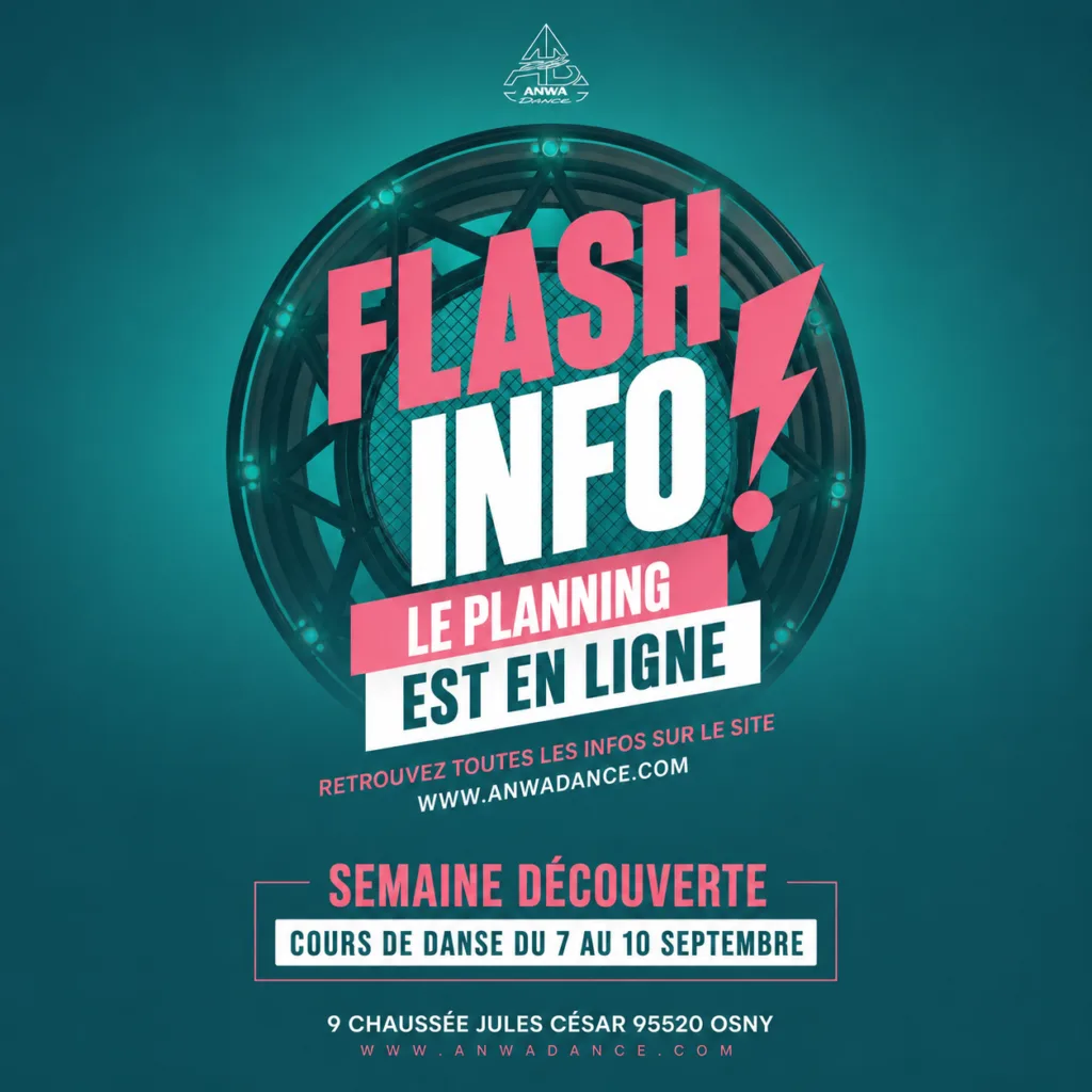 IMG_3826 Affiche Flash Info Anwa Dance : Le planning est en ligne pour la semaine découverte et les cours de danse à Osny.